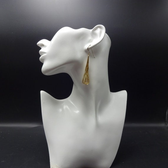 EXQUISITE Gold Vermeil Sterling SILVER Liquid Sil… - image 3
