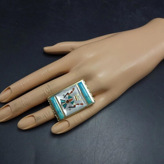 Florentine Panteah Zuni Vintage Inlay SET NECKLAC… - image 10