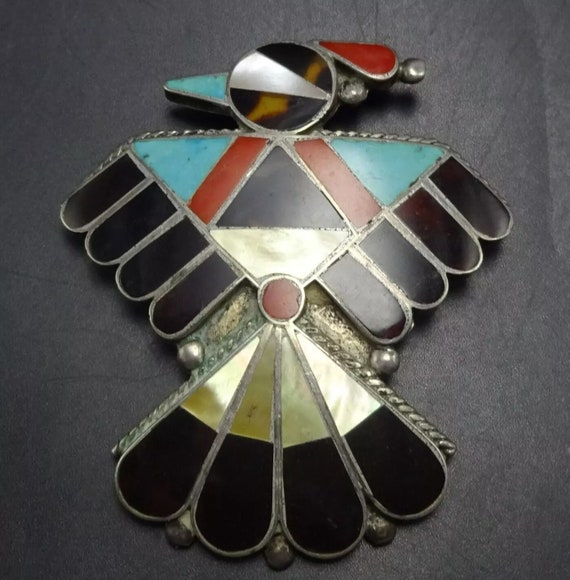 Exquisite Vintage Zuni Pearl Sterling Silver Native American Bracelet Exquisite Vintage Zuni Pearl Sterling Silver Native American Bracelet