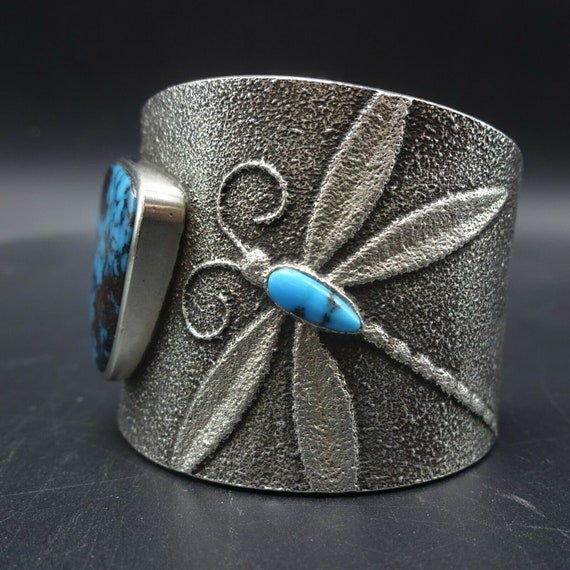 31 Grams Huge Navajo Tufa Casted Butterfly Turquoise Native American Jewelry Silver Tufa Ring 31 Grams Huge Navajo Tufa Casted Butterfly Turquoise Native American Jewelry Silver Tufa Ring