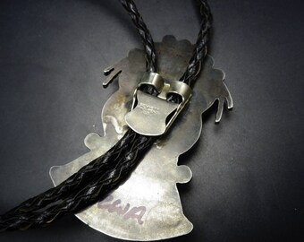 EXQUISITE Vintage Zuni ANDREW DEWA Sterling Silver Antelope