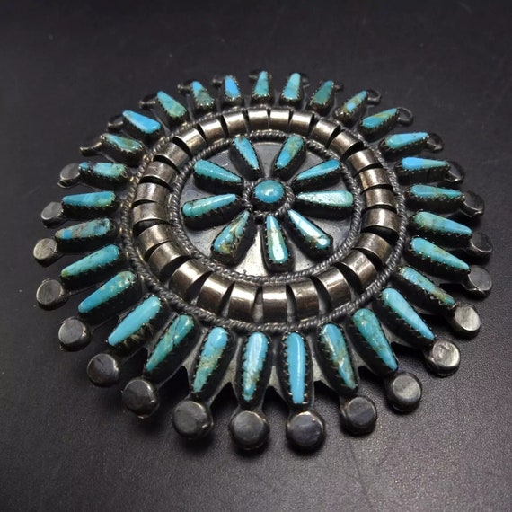 Important Exceptional Native American Navajo Turquoise Sterling Silver Earrings Tommy Lowe Important Exceptional Native American Navajo Turquoise Sterling Silver Earrings Tommy Lowe