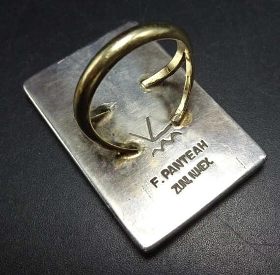 Florentine Panteah Zuni Vintage Inlay SET NECKLAC… - image 9