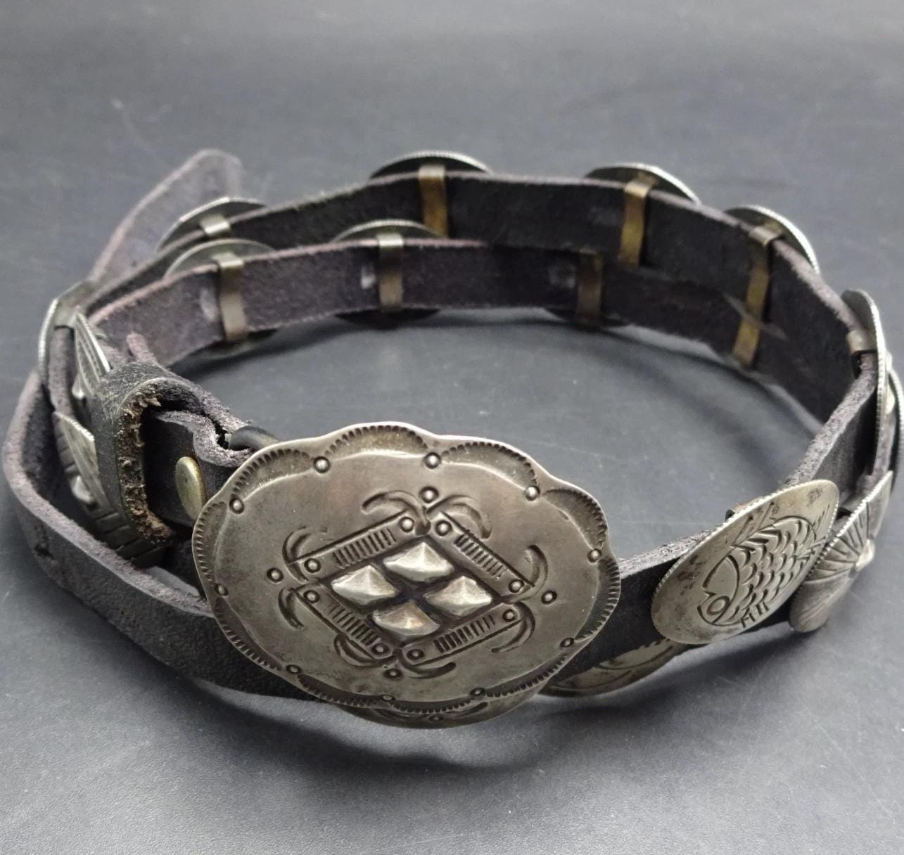 Sterling vintage concho belt - Etsy 日本