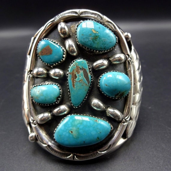 Alice Long Vintage Native American Navajo Coral Turquoise Sterling Silver Bracelet Cuff Alice Long Vintage Native American Navajo Coral Turquoise Sterling Silver Bracelet Cuff