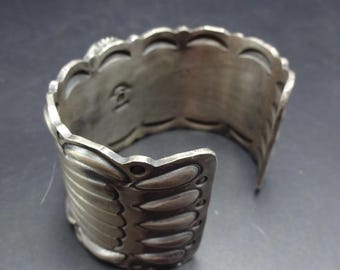 Ray DELGARITO Navajo VINTAGE Sterling Silver Kingman TURQUOISE