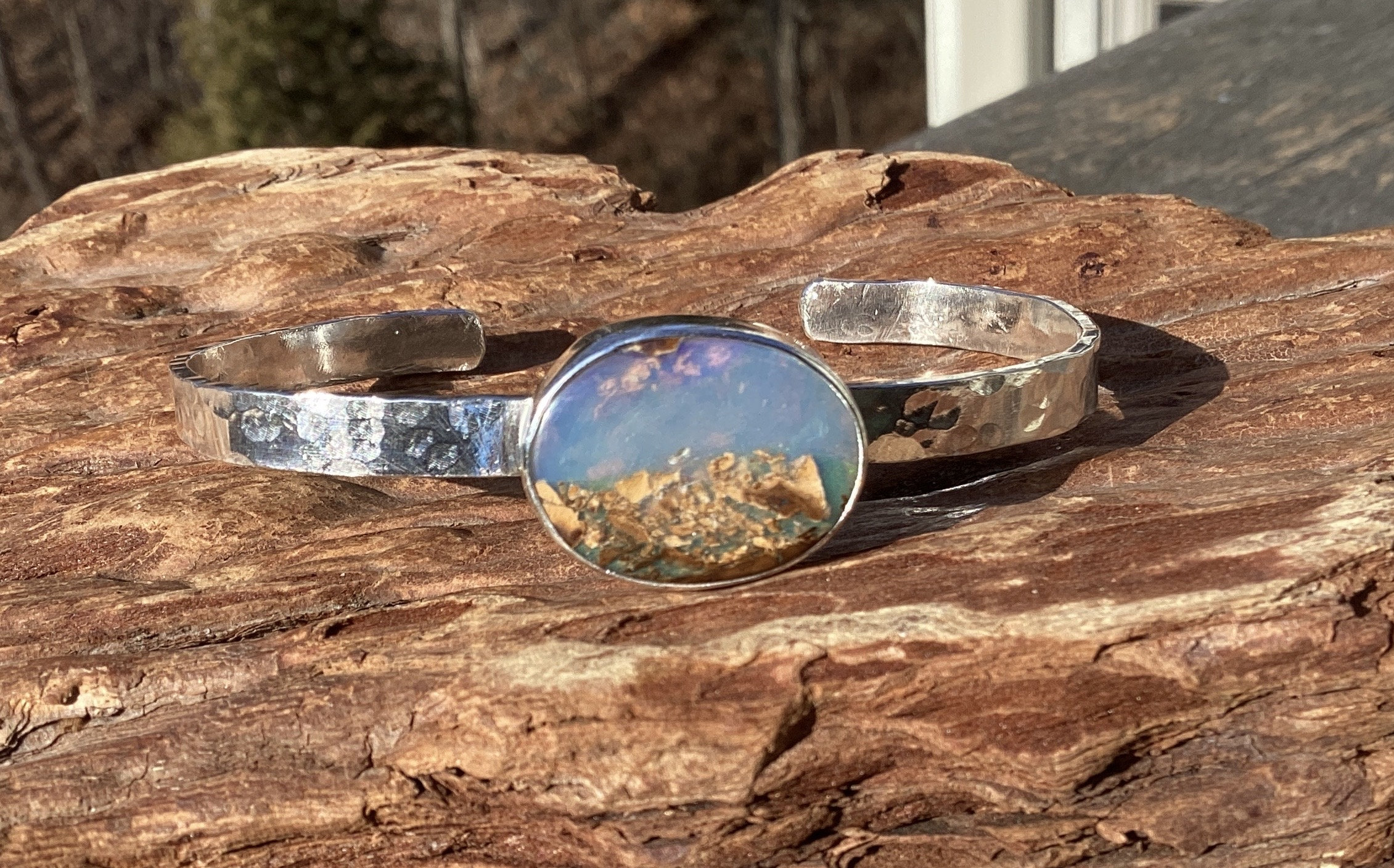 Opal cuff bracelet deals