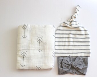 gender neutral swaddle set