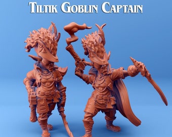 Tiltik Goblin Captain - Arcane Minis
