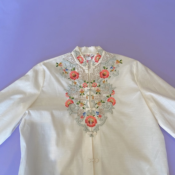 Floral Embroidered Top
