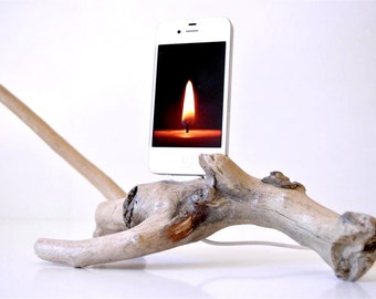 iPhone 4 s Dock - natürliche Treibholz - das Einhorn