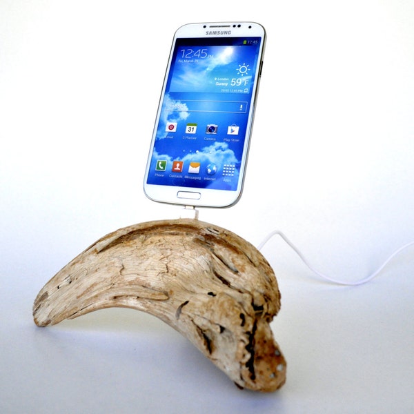 Samsung Galaxy S7 dock - Micro-USB - natürliche Treibholz - The Kurven