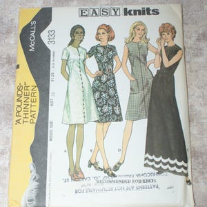 McCall&#39;s vintage dress pattern #3133 in two lengths