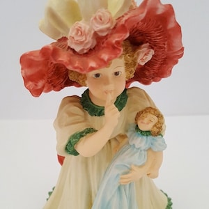 Hush! Santa&#39;s Coming Figurine by Maud Humphrey Bogart