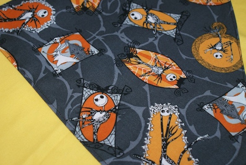 Nightmare Before Christmas tie on Dog Bandana EX-Small