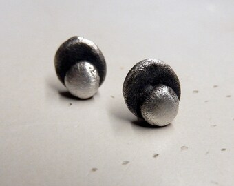 ピアス Bubble Gray Silver Earrings ( SILVER925) Bubble Earrings - Silver - Petal & Pup USA
