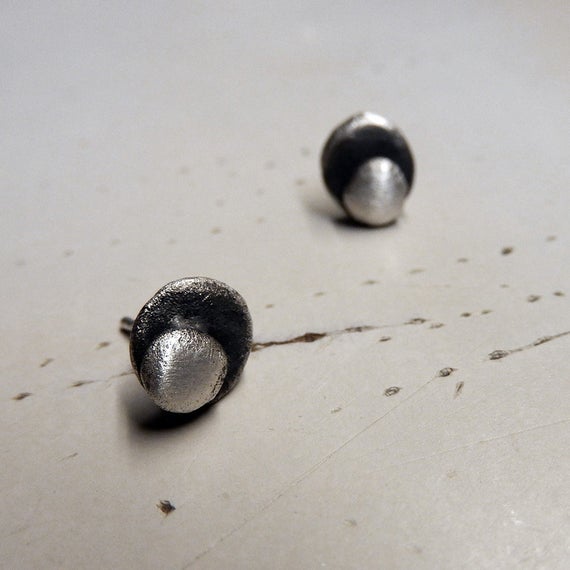 ピアス Bubble Earring (Silver) Sterling Silver Mini Bubble Hoops – Leigh Miller