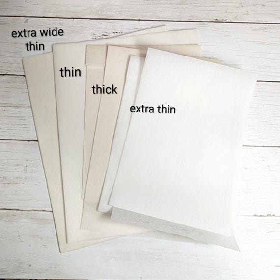 Tea Bag Paper for Crafts: Thick, Thin, Wide, Extra Thin (1m Length)