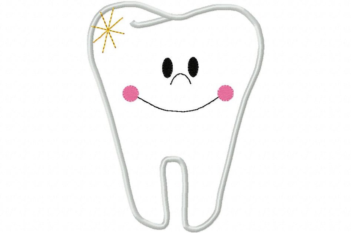 Tooth embroidery design tooth appliqu 4x4 5x7 6x10 hoop  etsy Tooth embroidery design tooth appliqu 4x4 5x7 6x10 hoop  etsy