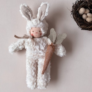 Waldorf doll Bunny sewing pattern PDF + Video Tutorial - Waldorf doll