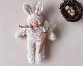 Waldorf doll Bunny sewing pattern PDF + Video Tutorial - Waldorf doll
