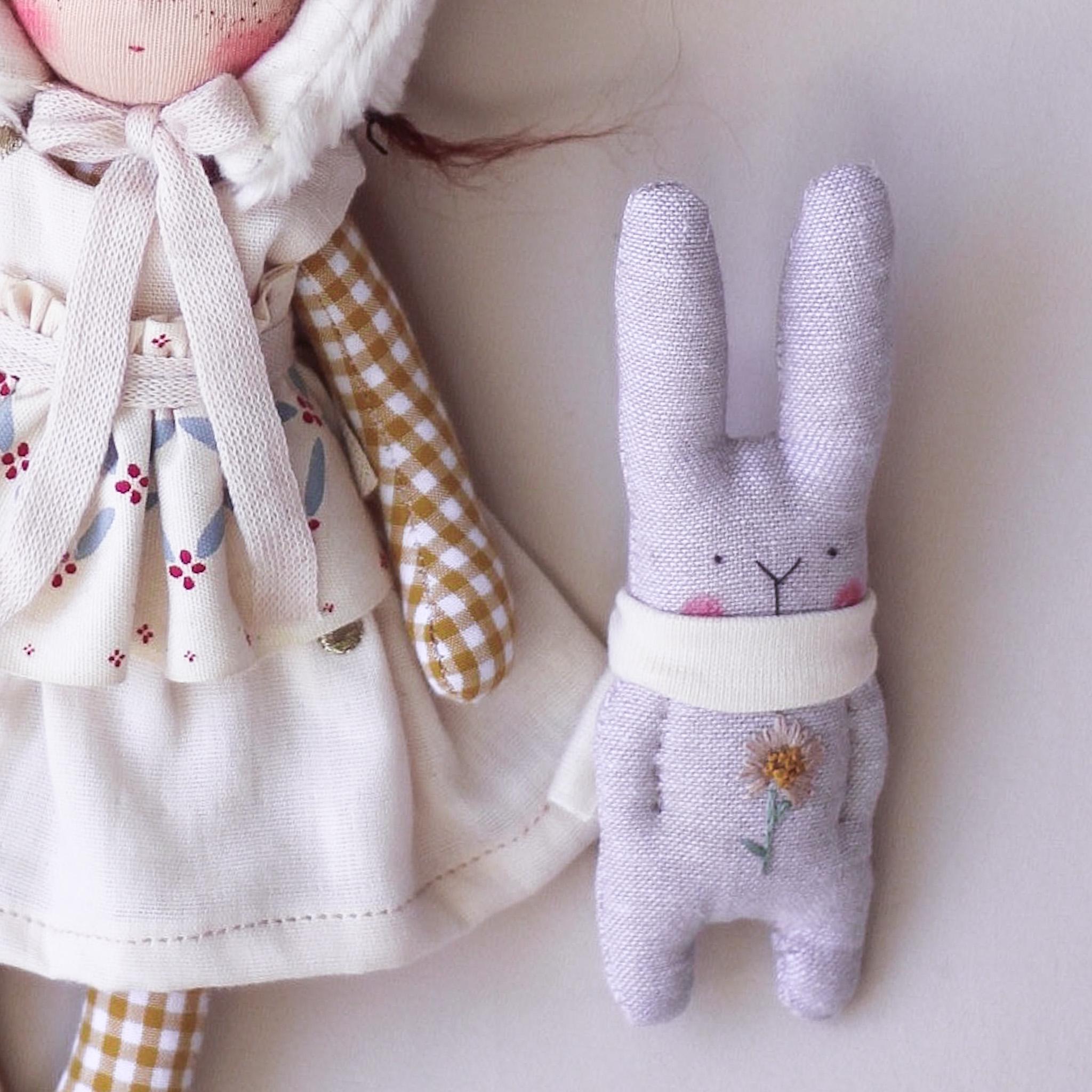 Easter Bunny Sewing Pattern PDF + Video Tutorial - Animal Doll ...