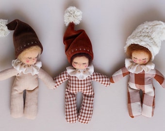 Waldorf Doll Sewing Pattern PDF + Video Tutorial - Baby doll - Cloth doll - Handmade gift idea - DIY gift - Lilalune