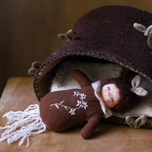 Waldorf Doll Sewing Pattern PDF + Video Tutorial - Root Child - Cloth doll - Handmade gift idea - DIY gift - Lilalune