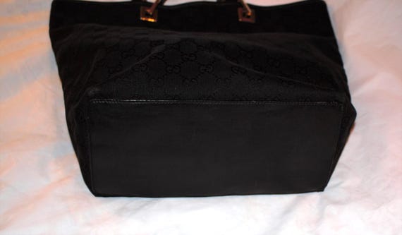 Authentic Reduced GUCCI GG Pattern Canvas Tote Ba… - image 5
