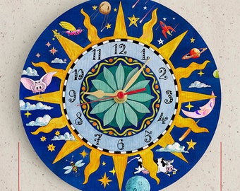 Quartz Wall Clock  - Sun Clock