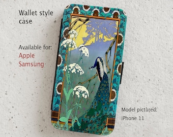 iPhone Case (all current models)  - Camille Martin Illustration - Wallet style flip case -  Samsung Galaxy S20 - S23