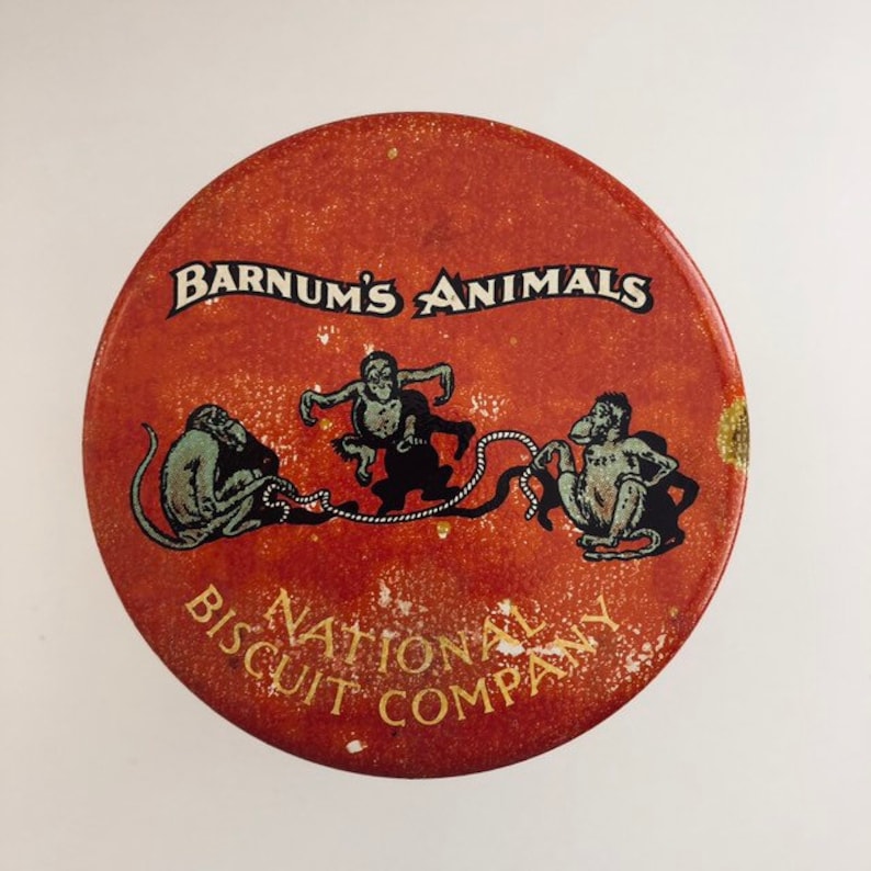 Vintage Nabisco Barnum/'s Animals Crackers Reproduction Tin 1979