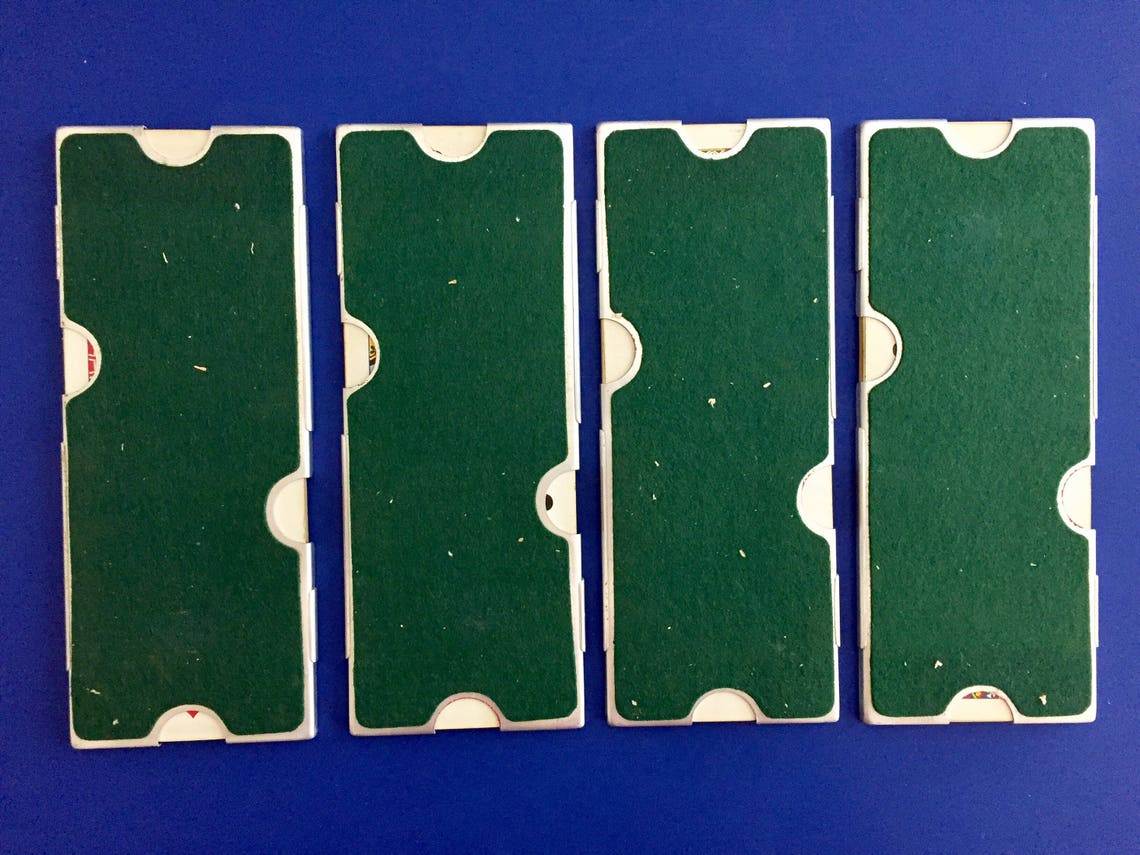 Vintage JR Official Aluminum Duplicate Bridge Boards 4 Etsy