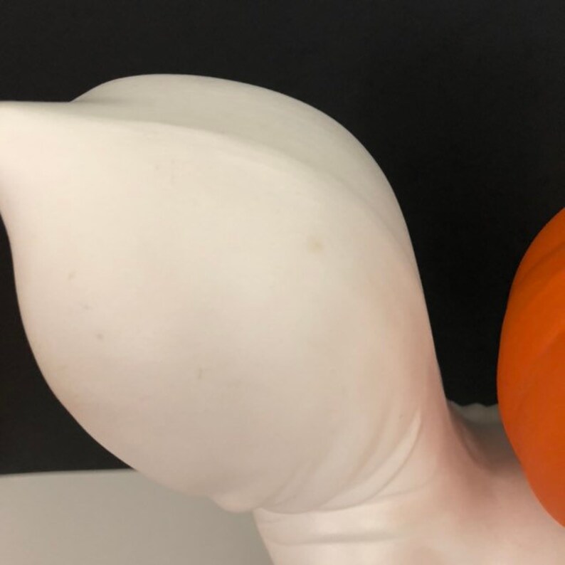 Vintage Atlantic Mold Ceramic Lamp Halloween Ghost Holding A Jack O Lantern Lighting Home Living Seasonalliving Com