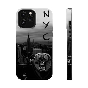 New York City MagSafe Cell Phone Case, NYC Phone Cover, New York Phone Case, Cell Phone Accessory, New York City Skyline, Photo of NYC, NYC