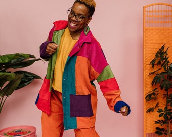 Patchwork Zero Waste Chore Jacket