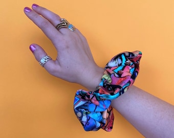 Graffiti Print Scrunchie