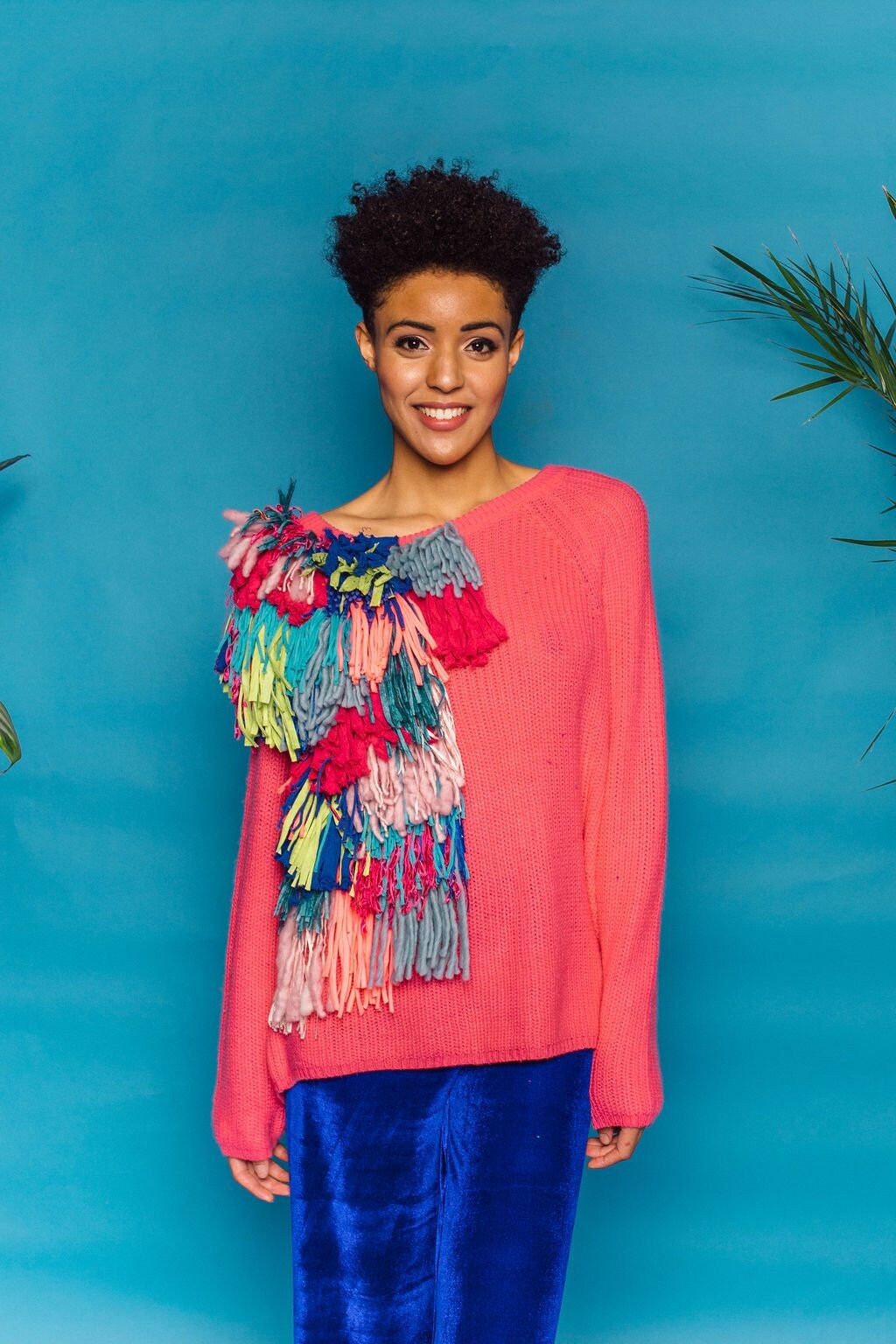 Image of Bespoke Knitted Jumper - Pink