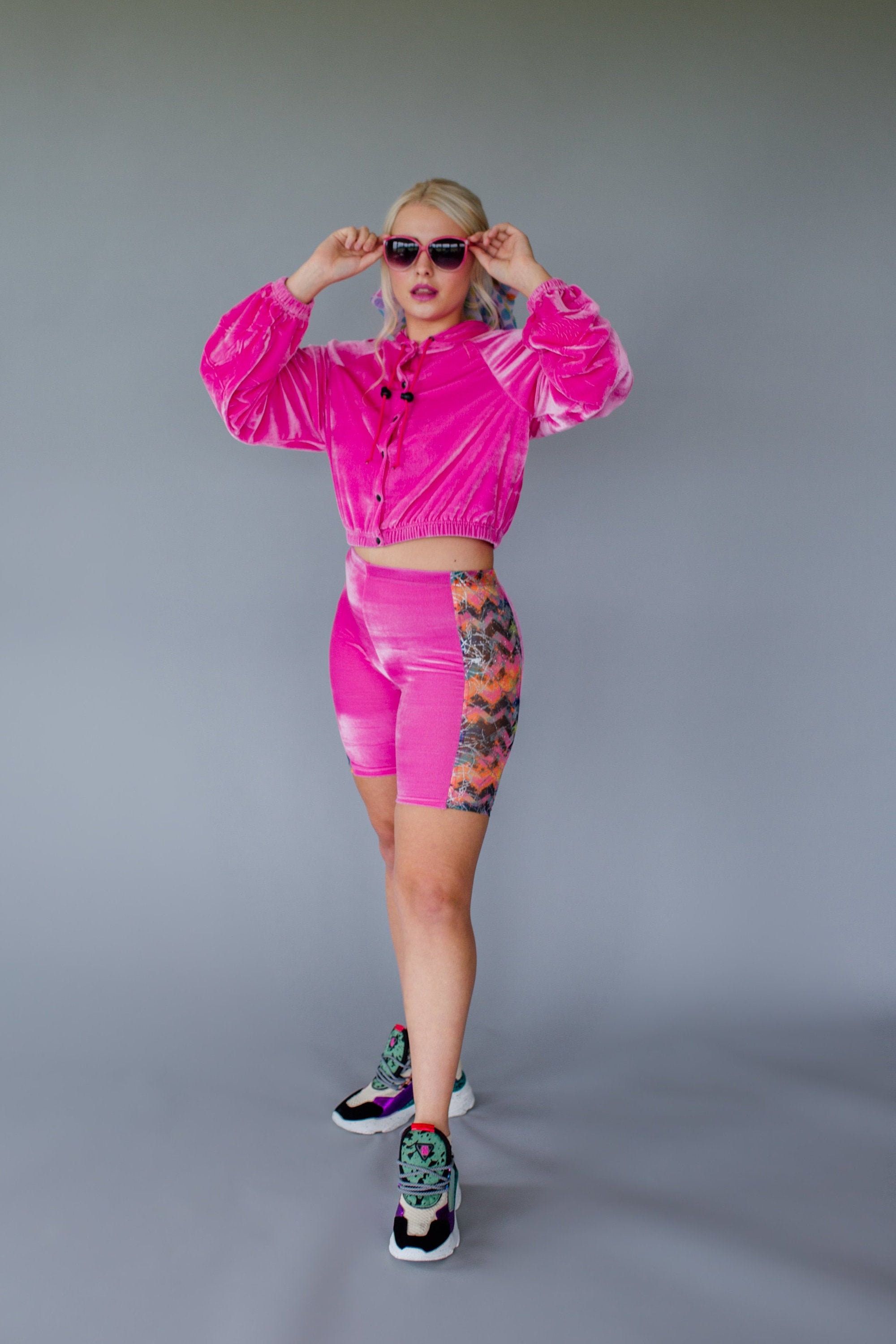 Mesh biker deals shorts outfit