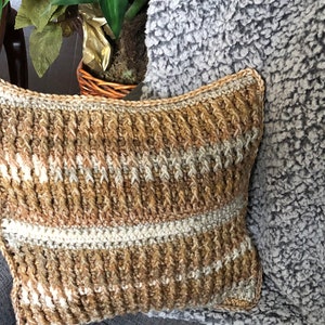Easy Crochet Throw Pillow Pattern |  Crochet Couch Pillow | Crochet Pillow Pattern | Pillow Pattern