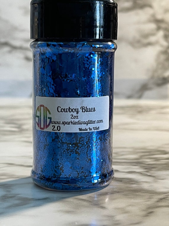 Cowboy Blues Glitter