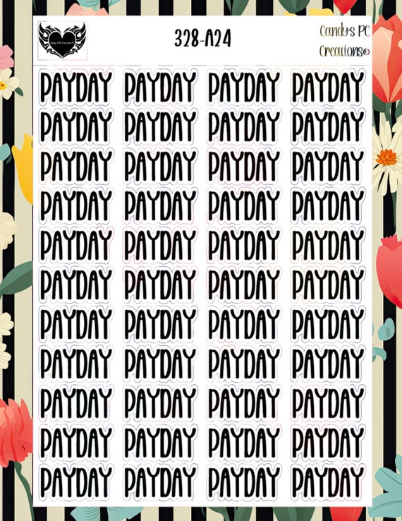 Auto Pay Sticker | Planner Sticker | Matte Sticker | Permanent Sticker | Journal Sticker | Font | Functional | Planner | Bullet |EC | Word