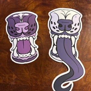 Custom Furry Maw Sticker| Personalized Sticker | Custom Colors | Furry Sticker