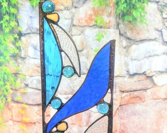 Man In Red Canoe Stained Glass Window Decoration Or Wall Decor Home Decor Handmade Products Fcteutonia05 De