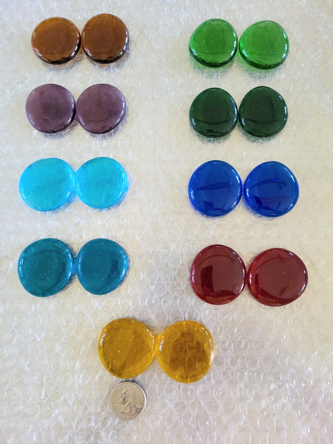 Extra Large Stained Glass Gems Mosaic Glass Nuggets for Decorative