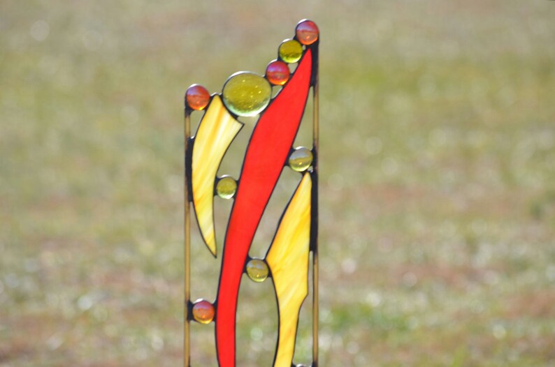 Stained Glass Religious Garden Art Options for Message Etsy