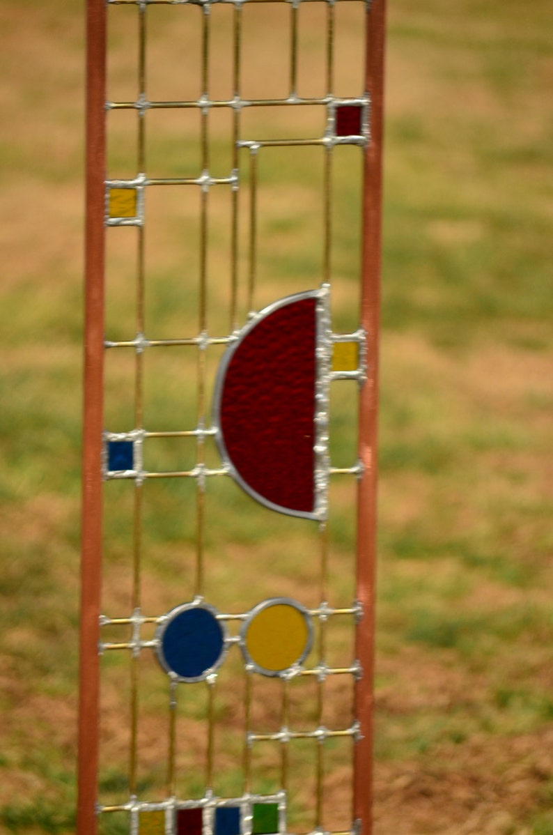 Large Stained Glass Garden Art Garden Sculpture Garden Etsy Ireland