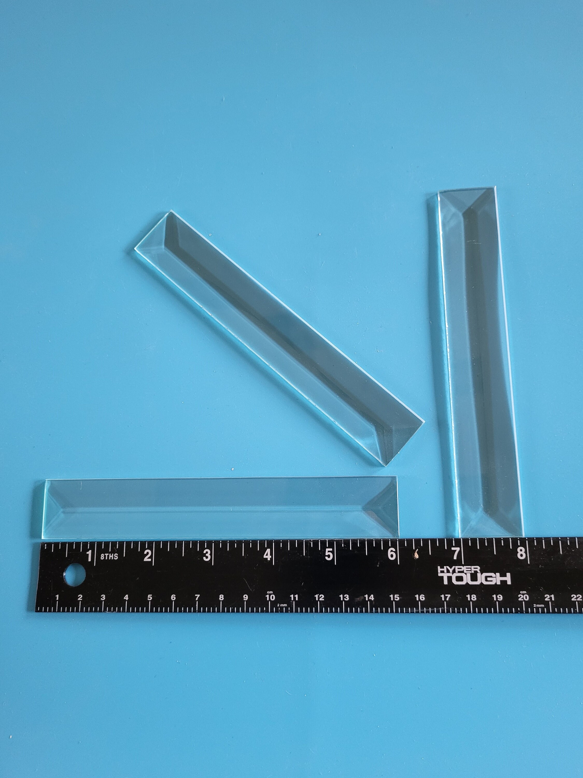 Stained Glass Craft Supplies Clear Bevels for Decorative Glass Art. 10 ...