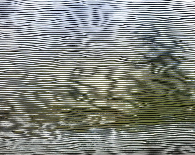 Clear Reed Textured Glass for Hanging Stained Glass Panels and Mosaic ...