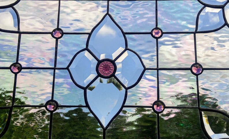 Victorian Stained Glass Window Panel By Wind Studio Sampler - Decorative Glass Panels For Windows Victorian Stained Glass Window Panel By Wind Studio Sampler - Decorative Glass Panels For Windows